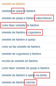 seo on page palavras relacionadas